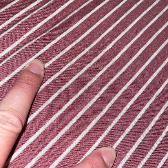 Billabong Striped Flutter Sleeve Mock Neck Tee - Picture 14 of 16